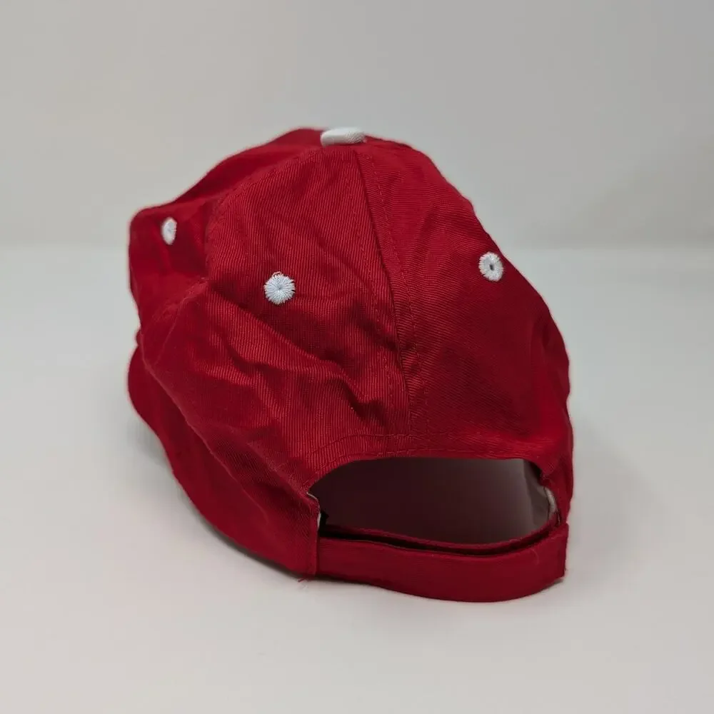 Budweiser Beer Red Hat Grab Some‎ Buds Baseball Cap Adjustable Beach BBQ Summer